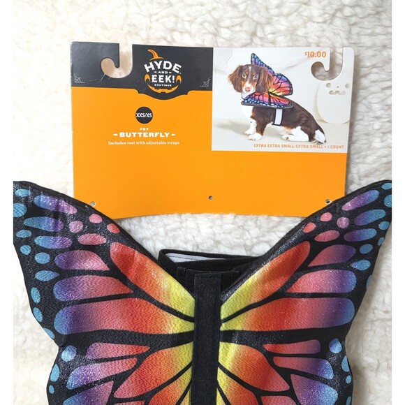 Hyde and Eek! Butterfly Pet Dog Cat Costume Size XXS/XS Halloween NEW - Picture 3 of 4